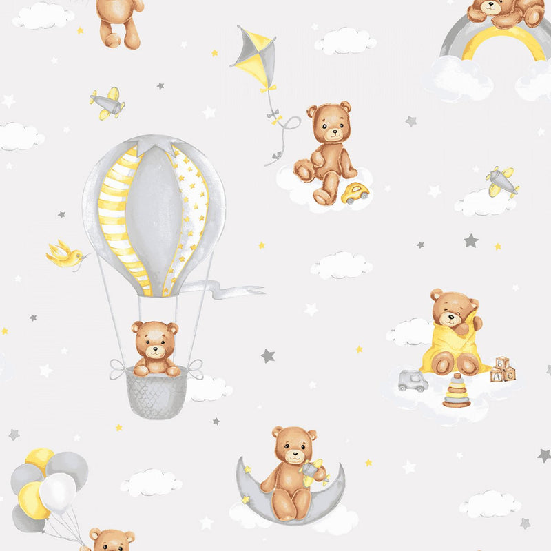 WHM Sweet Dreams Flannel Dreamland - 53871F-1 Cloud - Cotton Flannel Fabric