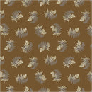 WHM Thimbleweed Fern - 54827-4 Cocoa - Cotton Fabric