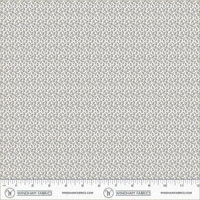 WHM Thimbleweed Fresh - 54837-6 Cream/Slate - Cotton Fabric