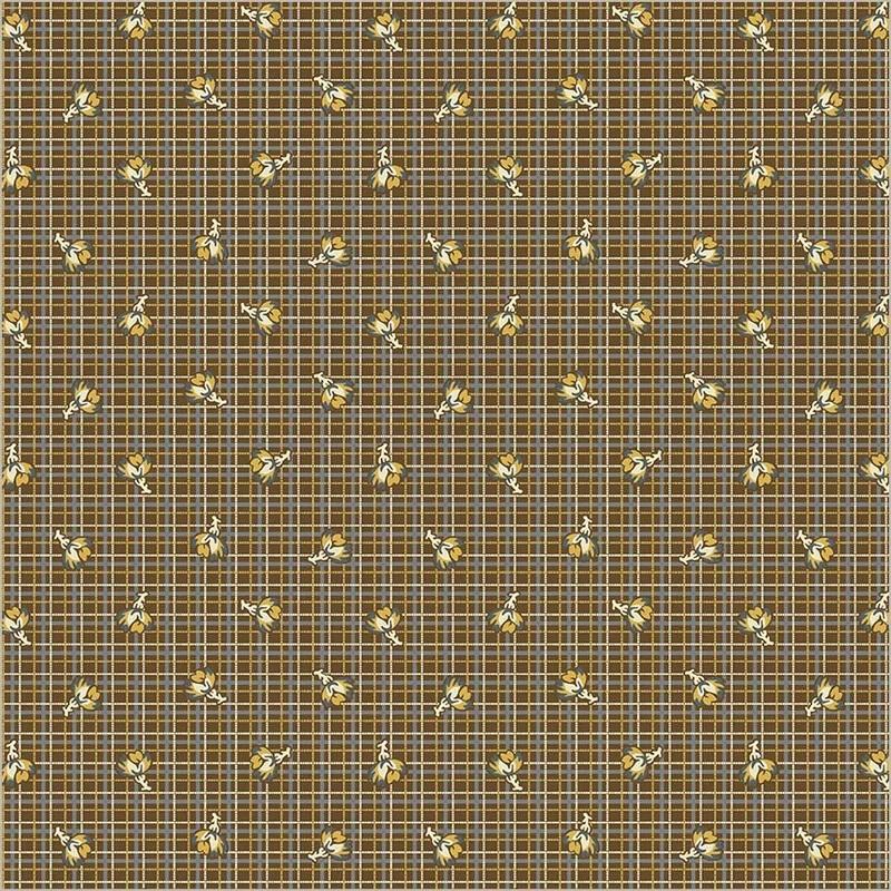 WHM Thimbleweed Playful Plaid - 54829-4 Cocoa - Cotton Fabric