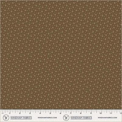 WHM Thimbleweed Wheels - 54835-4 Cocoa - Cotton Fabric