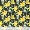 WHM Tulip Fields Tulip Fields - 54161-2 Soot - Cotton Fabric