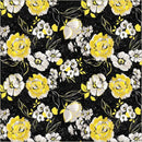 WHM Verona Fiori - 54908-1 Black - Cotton Fabric