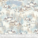 WHM Winter Whisper Into the Village - 54679-1 Snow - Cotton Fabric