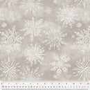 WHM Winter Whisper Snowfall - 54684DW-2 Fog - Cotton Wide Back Fabric