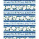 WP Blue Harmony - 1665-33898-417  - Cotton Fabric