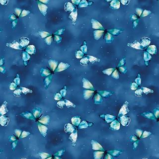 WP Blue Harmony - 1665-33900-447 - Cotton Fabric