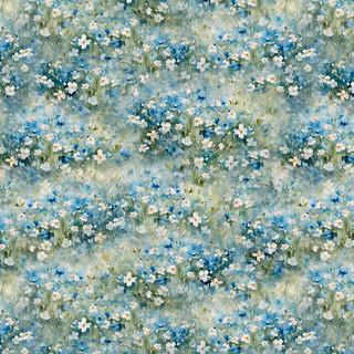 WP Blue Harmony - 1665-33902-471 - Cotton Fabric