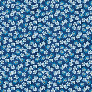 WP Blue Harmony - 1665-33903-448 - Cotton Fabric