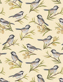 WP Chickadee Charm - 3017-27727-290 - Cotton Fabric