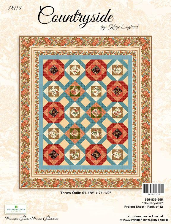 WP Countryside Throw Quilt Pattern - 836-555  - Pattern