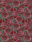 WP Crimson Blooms Florals All Over - 30094-332 Red - Cotton Fabric