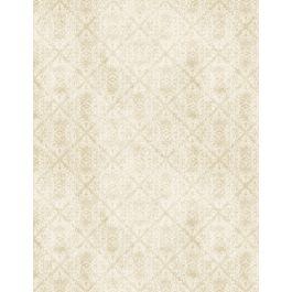 WP Crimson Blooms Damask - 30097-212 Cream - Cotton Fabric