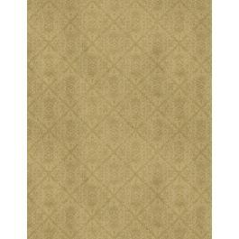 WP Crimson Blooms Damask - 30097-555 Gold - Cotton Fabric