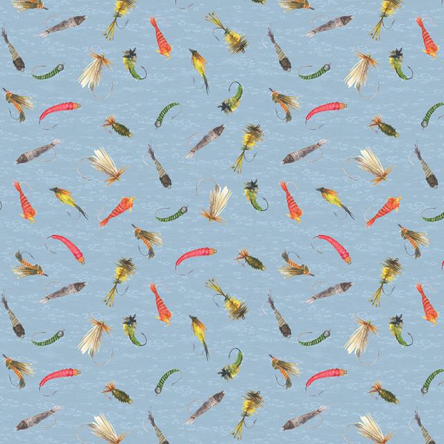 WP Going Fishing - 3061-21764-435  - Cotton Fabric