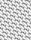 WP Shadow Blooms Diagonal Vines - 40061-199 White - Cotton Fabric