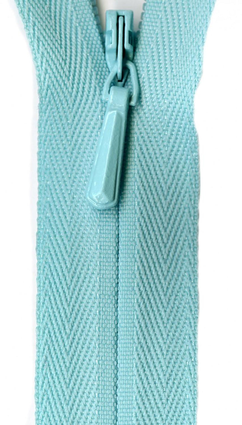 YKK Unique Invisible Zipper 18 Inch Sea Mist - UNI18-533