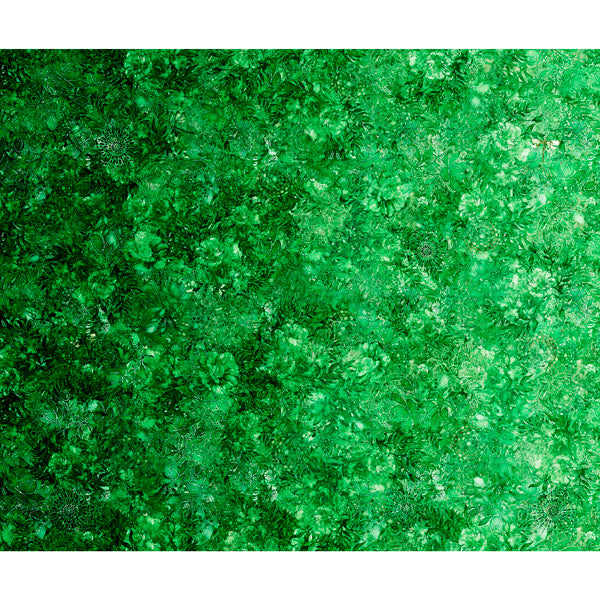 QT Floralessence 28441-F Green - Cotton Fabric