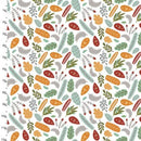 3 WISHES Animal Hugs 15044-WHITE - Cotton Fabric