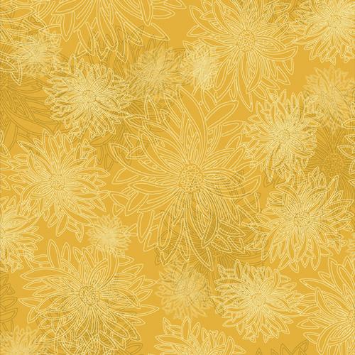 AGF Floral Elements FE-506 Sunflower - Cotton Fabric