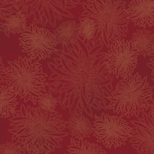 AGF Floral Elements FE-514 Scarlet - Cotton Fabric