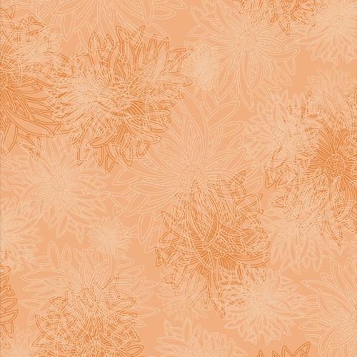 AGF Floral Elements FE-517 Sunset - Cotton Fabric