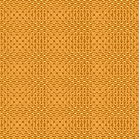 AND Indigo Cheddar - A-388-O Orange - Cotton Fabric