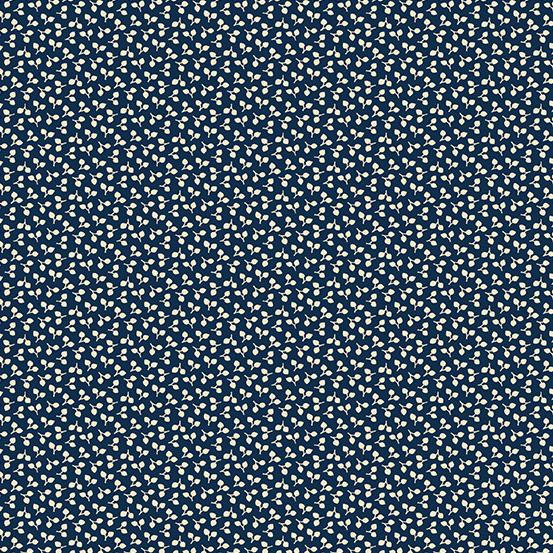 AND Indigo Cheddar - A-391-B Blue - Cotton Fabric
