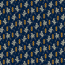 AND Indigo Cheddar - A-395-B Blue - Cotton Fabric