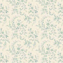 AND Petit Point - A-538-T Ivory/Blue - Cotton Fabric