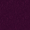 AND Scribbles Plum Wine 8889-P - Cotton Fabric