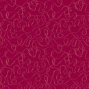 AND Scribbles Rhubarb 8889-R1 - Cotton Fabric