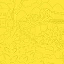 AND Sun Print Luminance A-8071-Y1 Lemon - Cotton Fabric