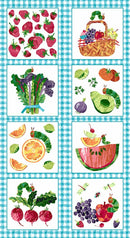 AND The Very Hungry Caterpillar - Picnic A-179-T Panel - Cotton Fabric