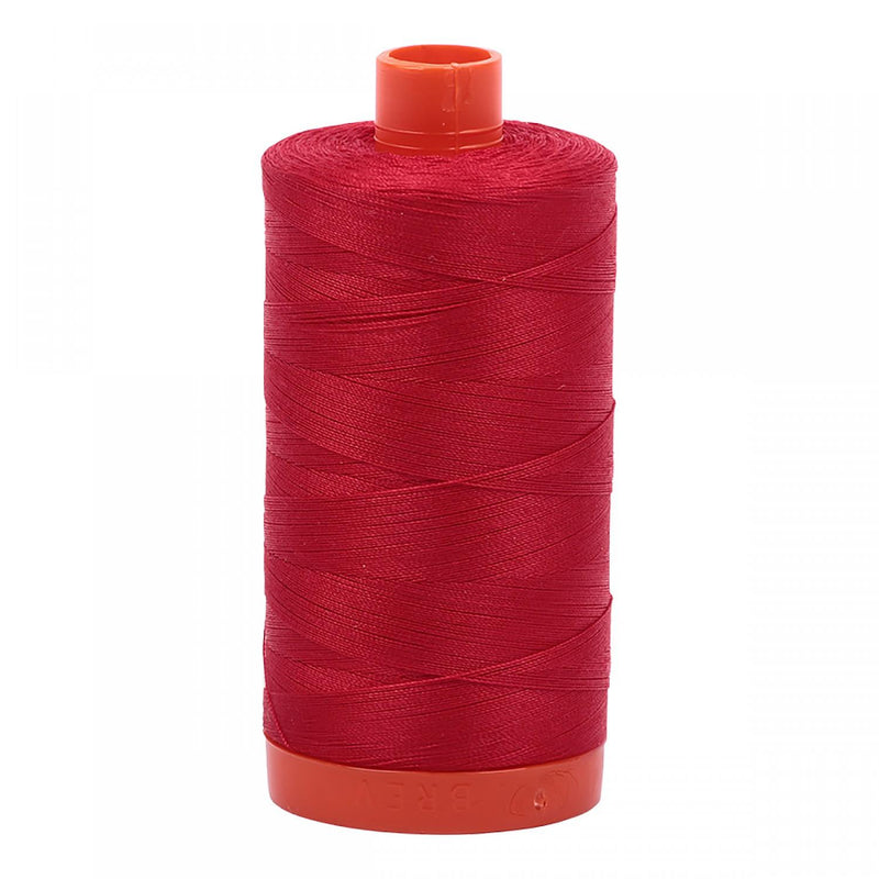 Aurifil Mako Cotton Thread 50 WT. Red - A1050-2250