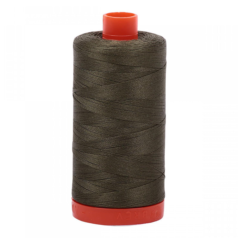 Aurifil Mako Cotton Thread 50 WT. Army Green - A1050-2905