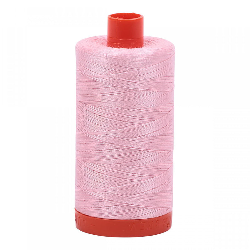 Aurifil Mako Cotton Thread 50 WT.  Baby Pink - MK50SP2423