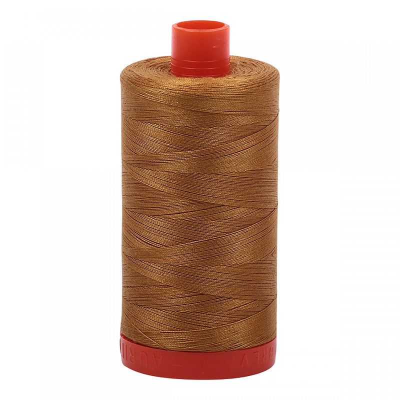 Aurifil Mako Cotton Thread 50 WT. Brass - MK50SP2975