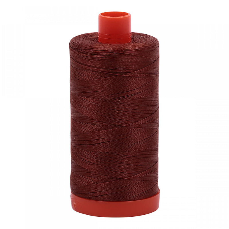 Aurifil Mako Cotton Thread 50 WT. Copper Brown - MK50SP4012