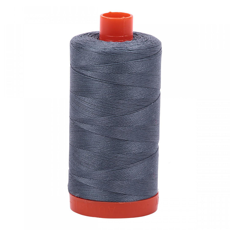 Aurifil Mako Cotton Thread 50 WT. Dark Grey - MK50SP1246