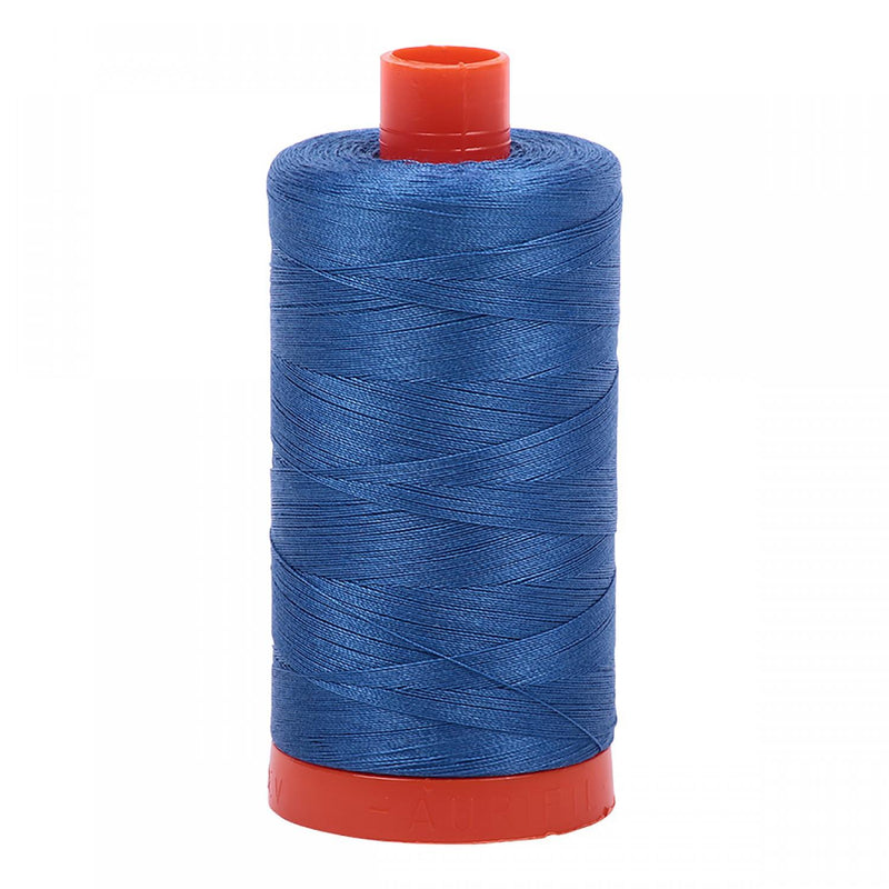 Aurifil Mako Cotton Thread 50 WT. Delft Blue - MK50SP2730