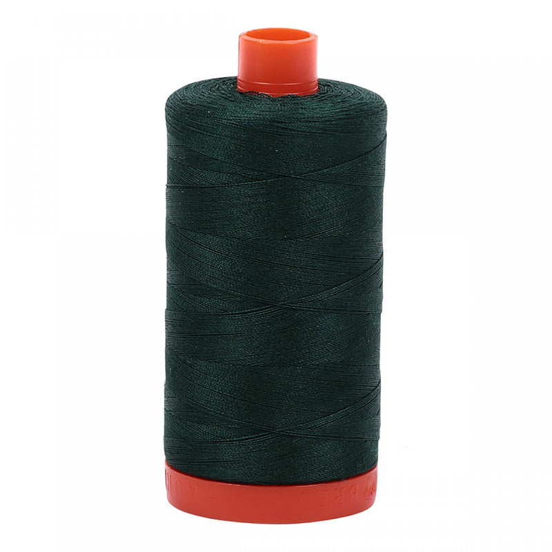 Aurifil Mako Cotton Thread 50 WT. Forest Green - A1050-4026