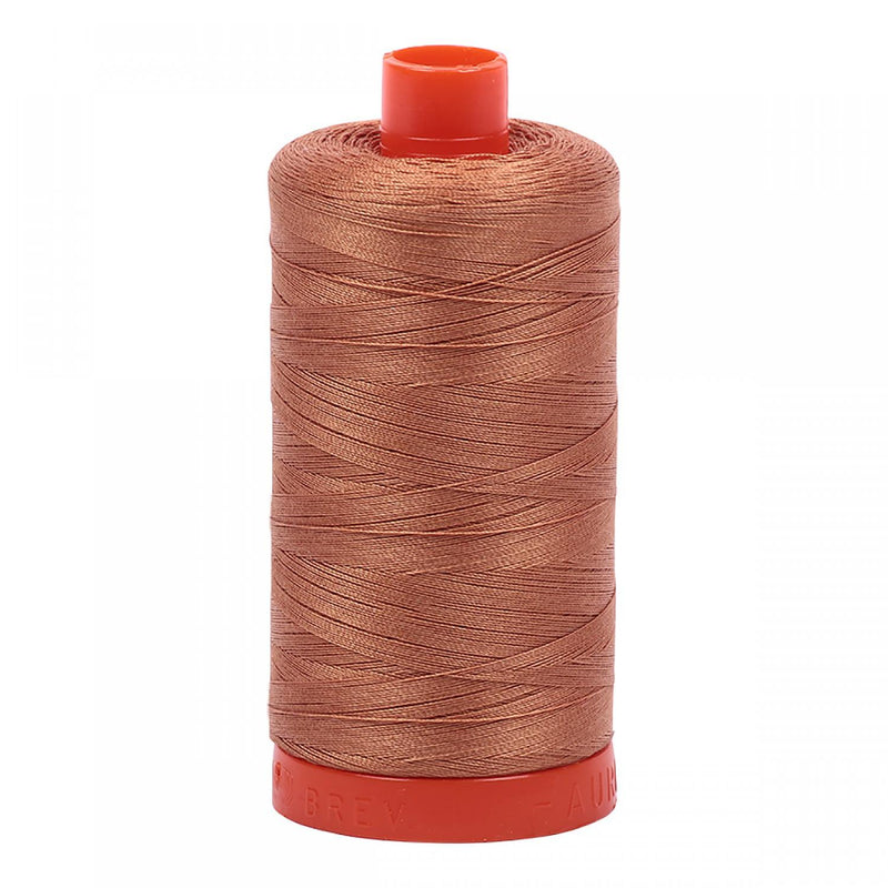 Aurifil Mako Cotton Thread 50 WT.  Light Chestnut - MK50SP2330