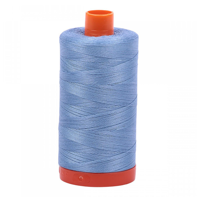 Aurifil Mako Cotton Thread 50 WT. Light Delft Blue - MK50SP2720