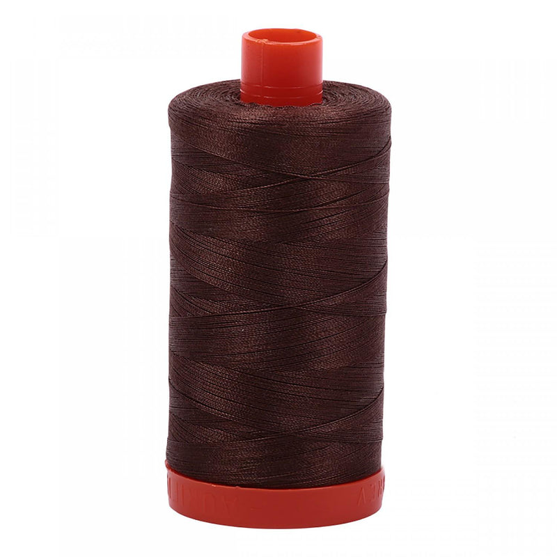 Aurifil Mako Cotton Thread 50 WT.  Medium Bark - MK50SP1285