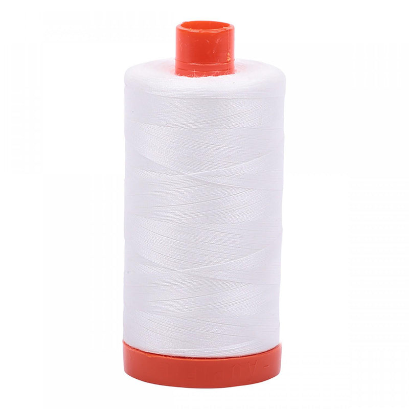 Aurifil Mako Cotton Thread 50 WT. Natural White - A1050-2021