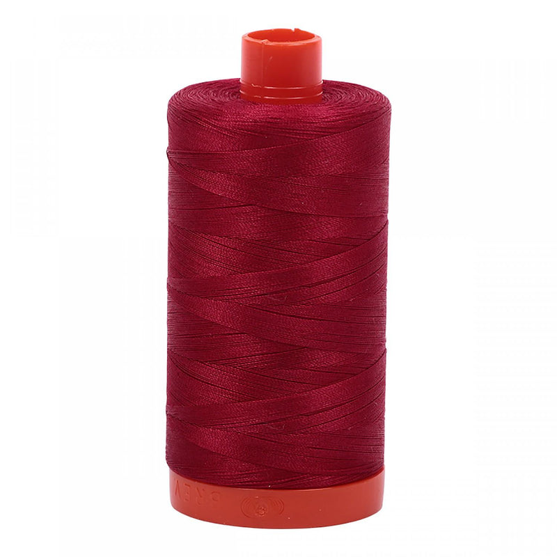 Aurifil Mako Cotton Thread 50 WT.  Red Wine - MK50SP2260