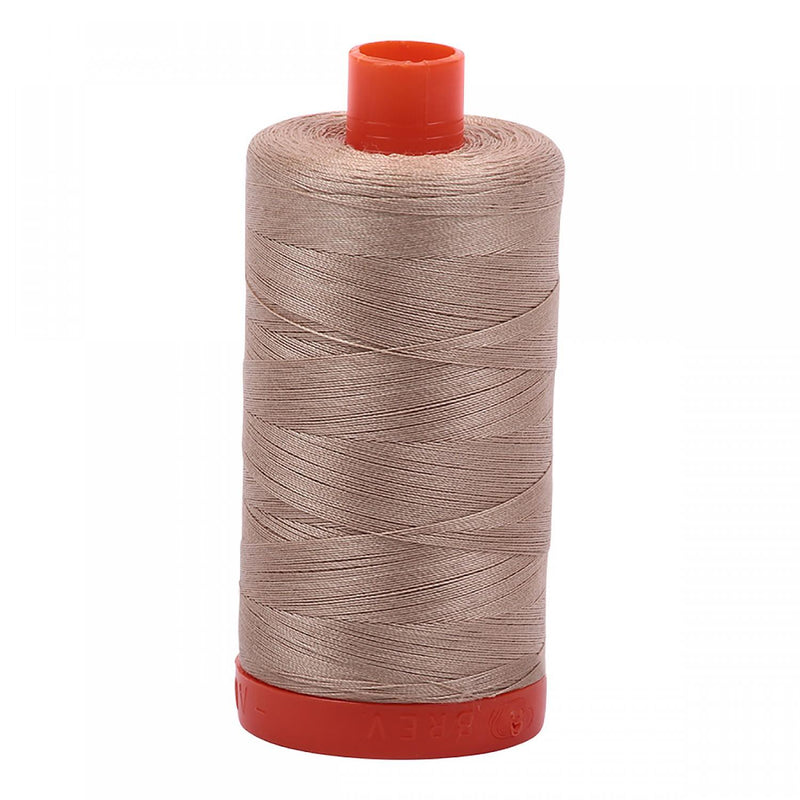 Aurifil Mako Cotton Thread 50 WT.  Sand - MK50SP2326