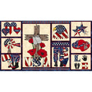 BLK American Honor II 9672P-77 - Cotton Fabric