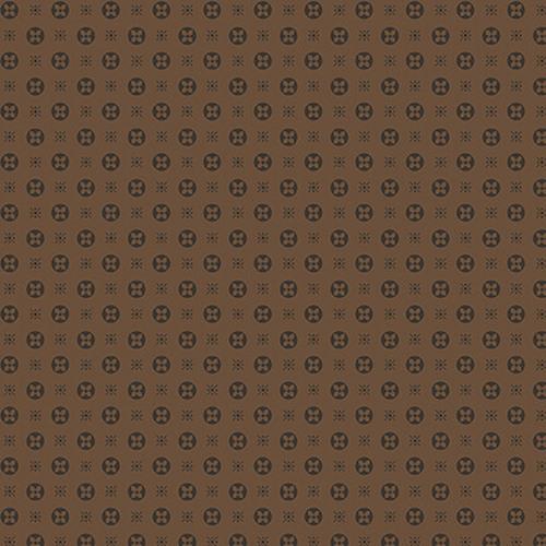 BLK Ashton Collection - 1670-39 Cocoa - Cotton Fabric
